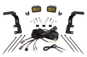 Chevrolet Colorado Ditch Lights - Diode Dynamics - Stage Series Backlit - Yellow - `23-`24